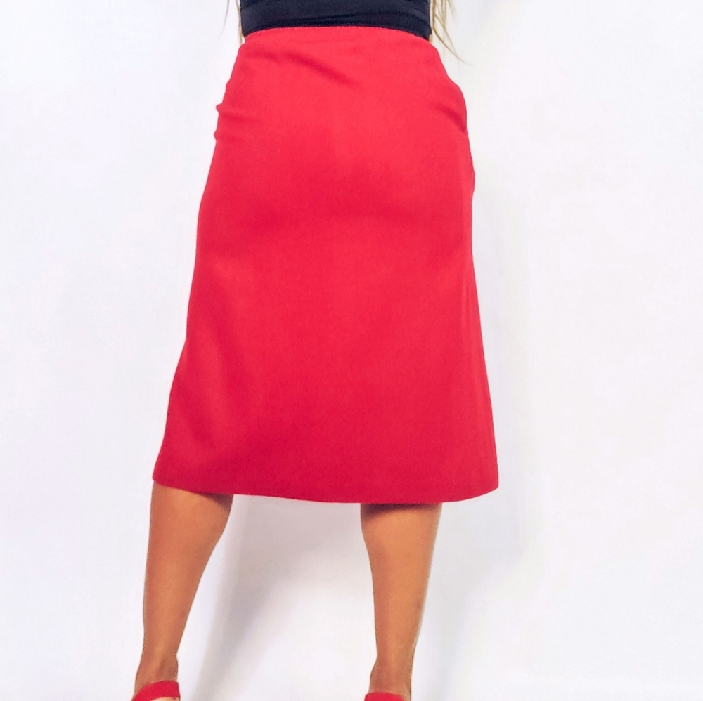 Red Skirt Suit - Picture 5 of 10